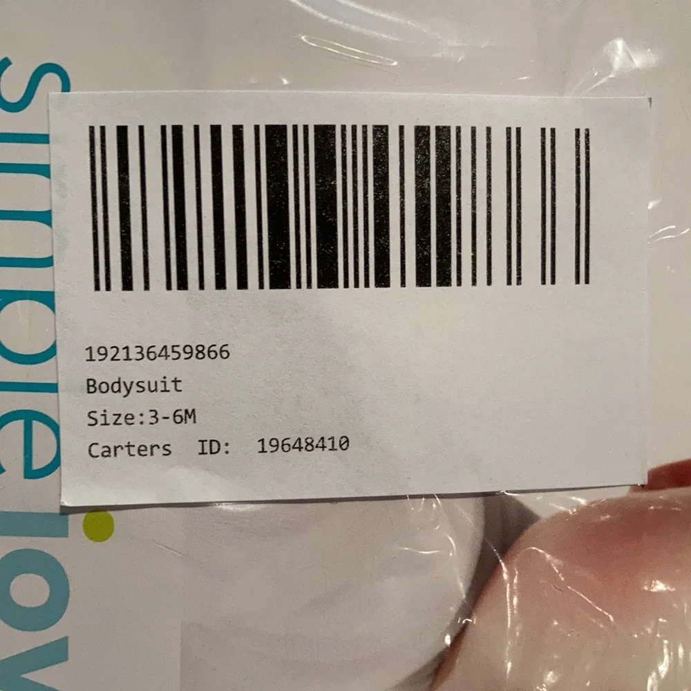 NWT Carter's Bodysuit‎ 3-6 months